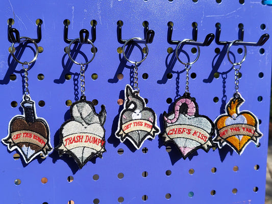 Fur Butt Keychain Collection